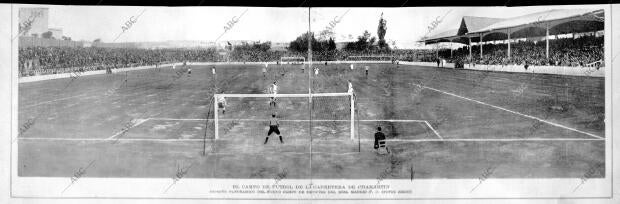 Partido inaugural del estadio de Chamartín, en un encuentro entre el Real Madrid...