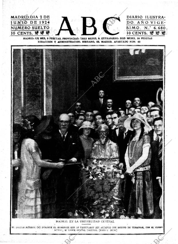 ABC MADRID 02-06-1924 página 1