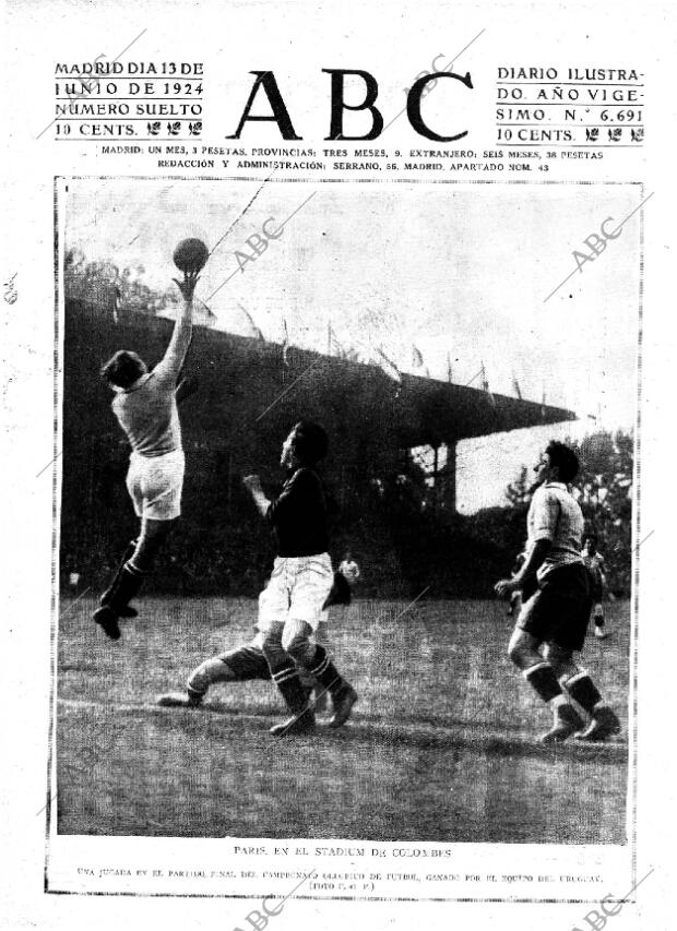ABC MADRID 13-06-1924 página 1