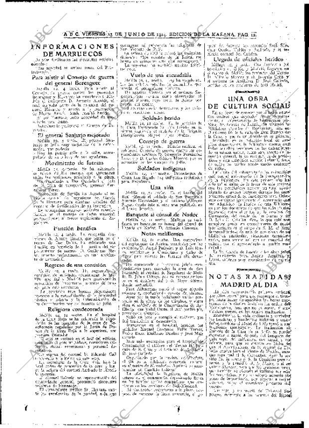 ABC MADRID 13-06-1924 página 12