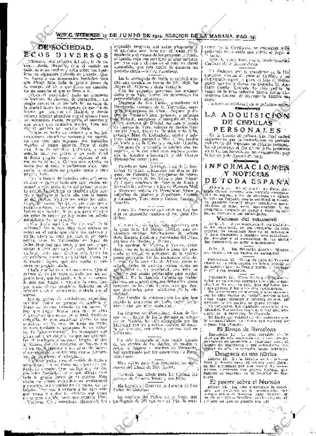 ABC MADRID 13-06-1924 página 15