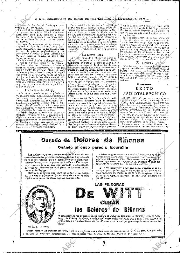 ABC MADRID 15-06-1924 página 22