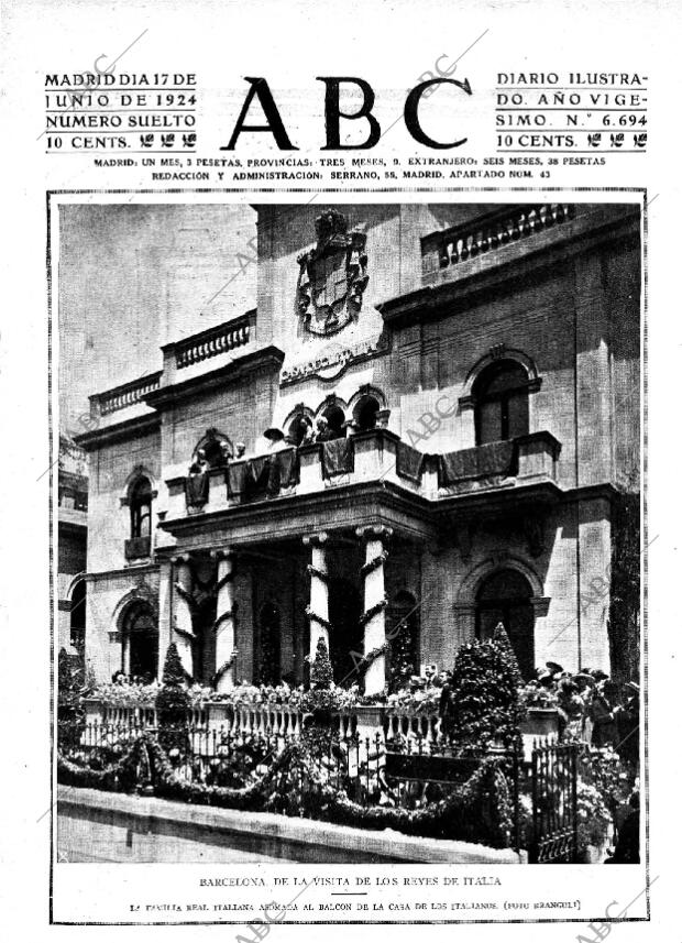ABC MADRID 17-06-1924 página 1