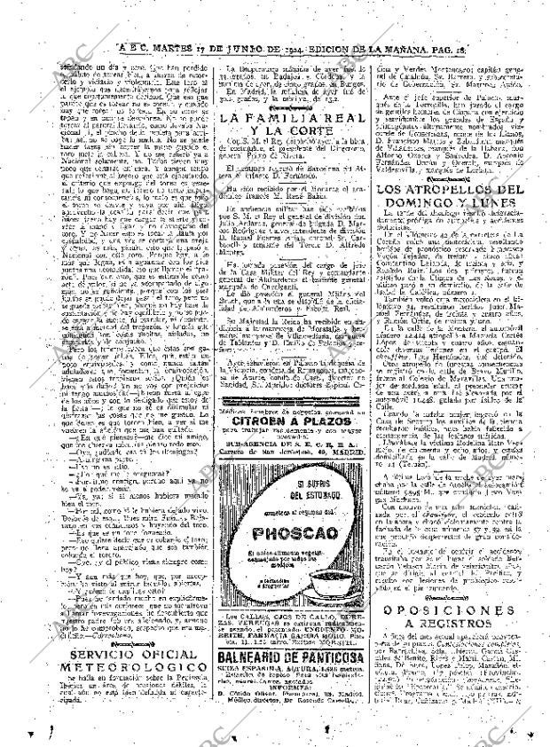 ABC MADRID 17-06-1924 página 18