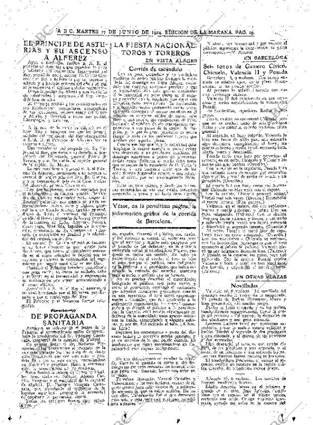 ABC MADRID 17-06-1924 página 19