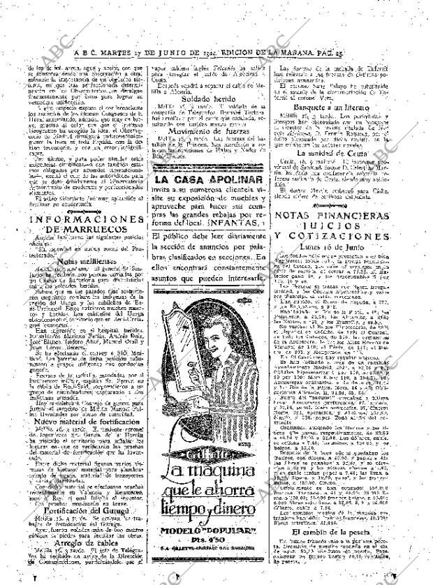 ABC MADRID 17-06-1924 página 25