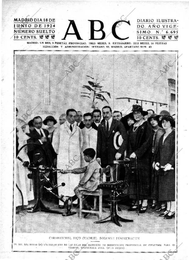 ABC MADRID 18-06-1924 página 1