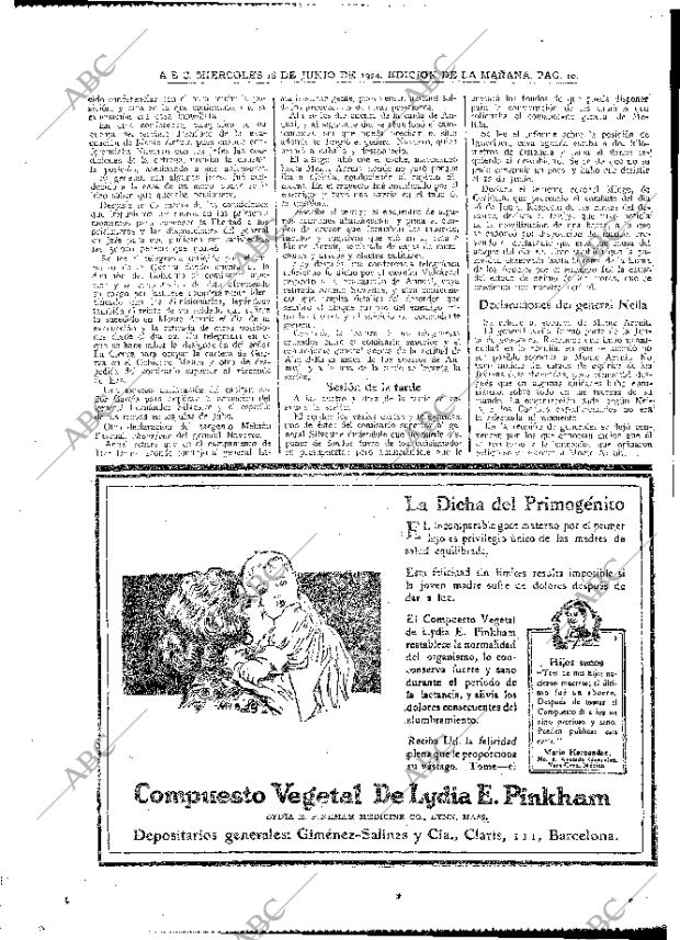 ABC MADRID 18-06-1924 página 10