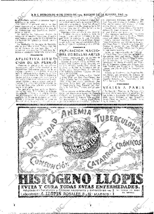 ABC MADRID 18-06-1924 página 14