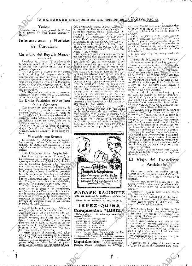 ABC MADRID 21-06-1924 página 16