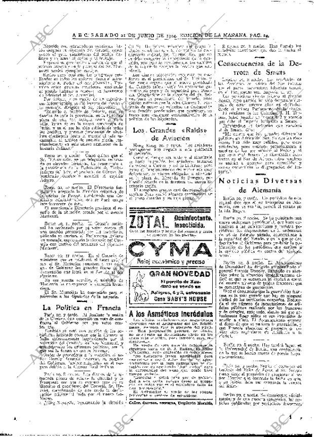 ABC MADRID 21-06-1924 página 24