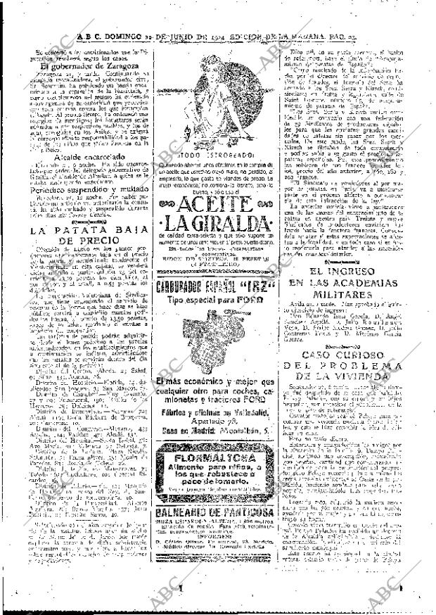 ABC MADRID 22-06-1924 página 23