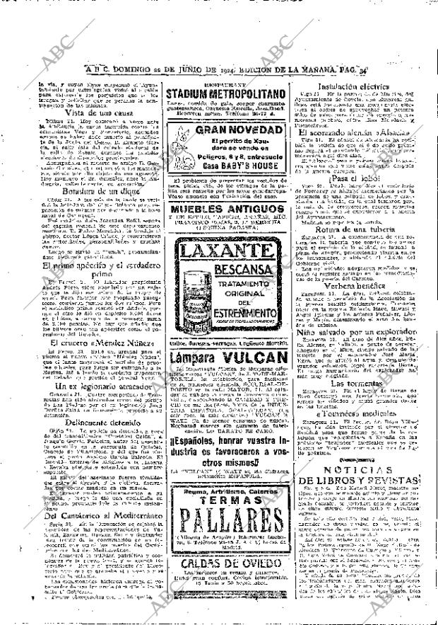 ABC MADRID 22-06-1924 página 34