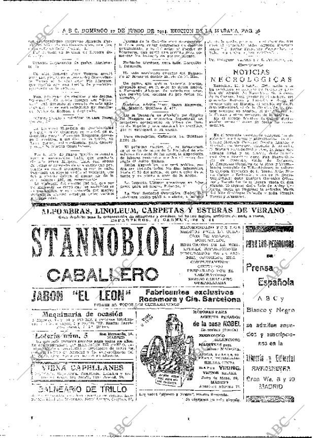 ABC MADRID 22-06-1924 página 36