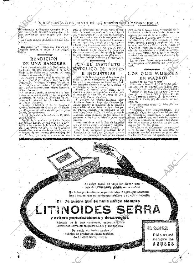 ABC MADRID 26-06-1924 página 16