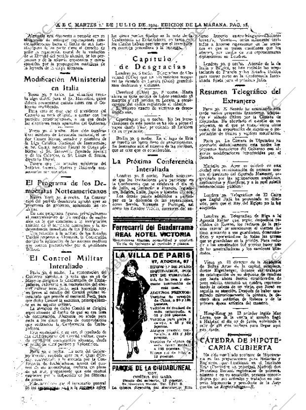 ABC MADRID 01-07-1924 página 26