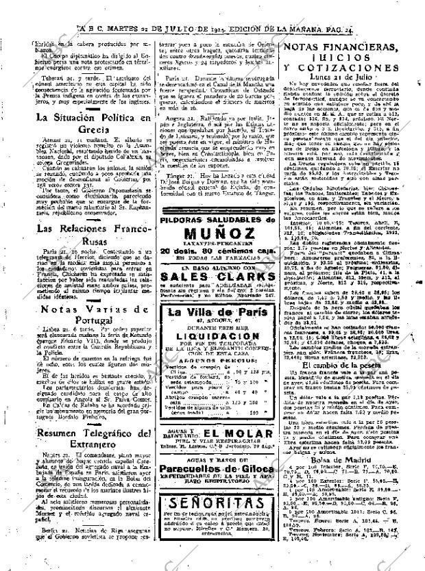 ABC MADRID 22-07-1924 página 24