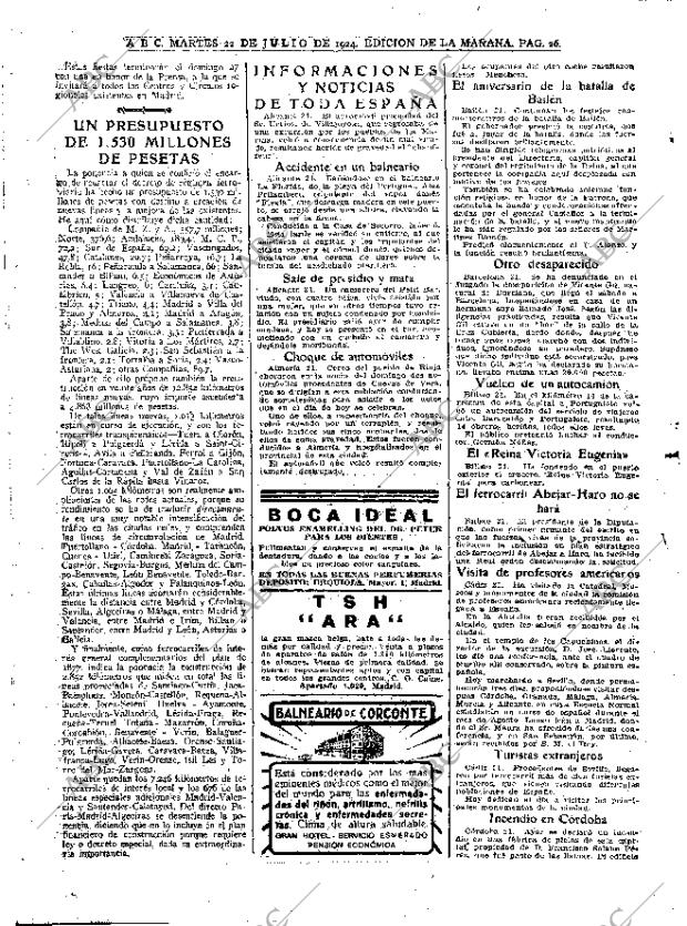 ABC MADRID 22-07-1924 página 26