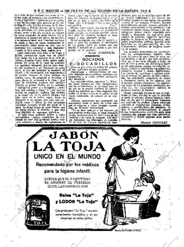 ABC MADRID 22-07-1924 página 8