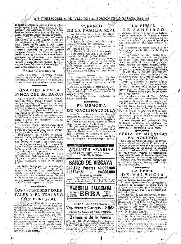 ABC MADRID 23-07-1924 página 12
