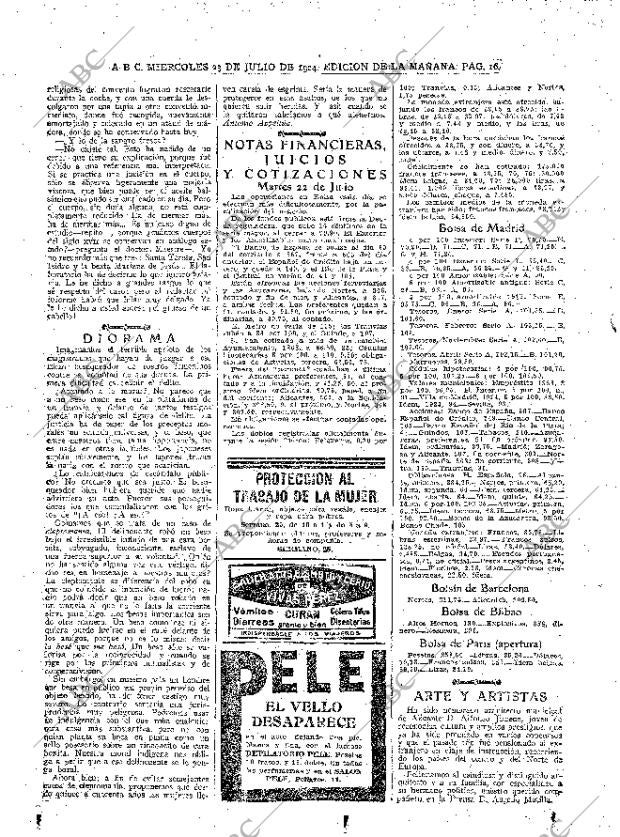 ABC MADRID 23-07-1924 página 16