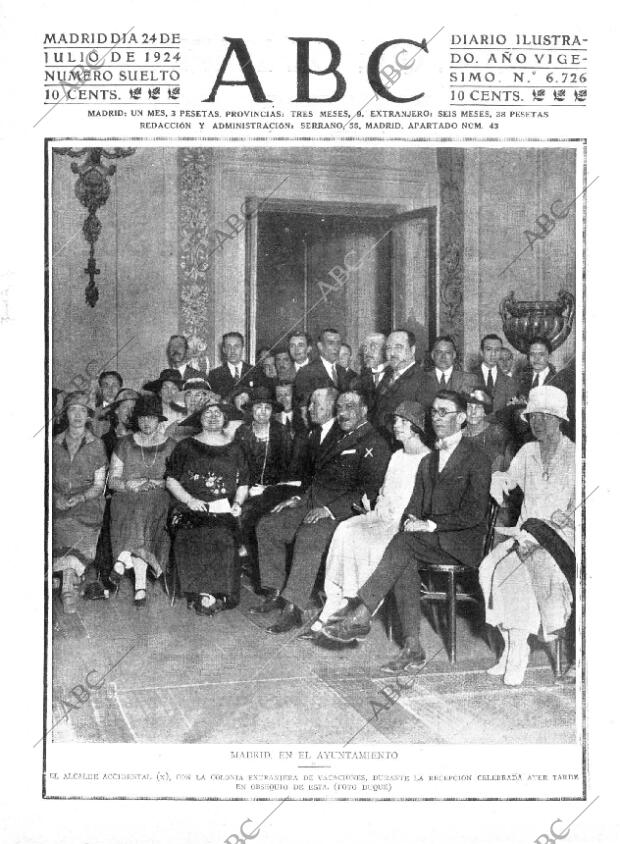 ABC MADRID 24-07-1924 página 1