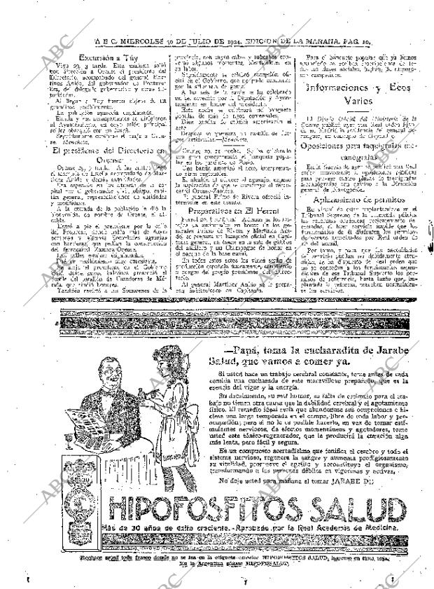 ABC MADRID 30-07-1924 página 10