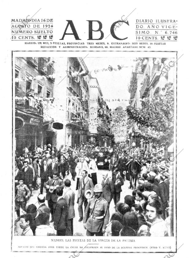 ABC MADRID 16-08-1924 página 1