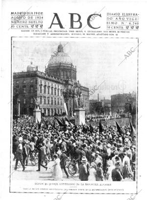 ABC MADRID 19-08-1924 página 1