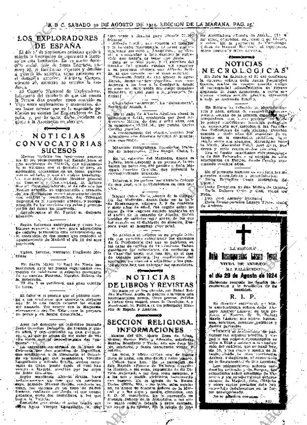 ABC MADRID 30-08-1924 página 25