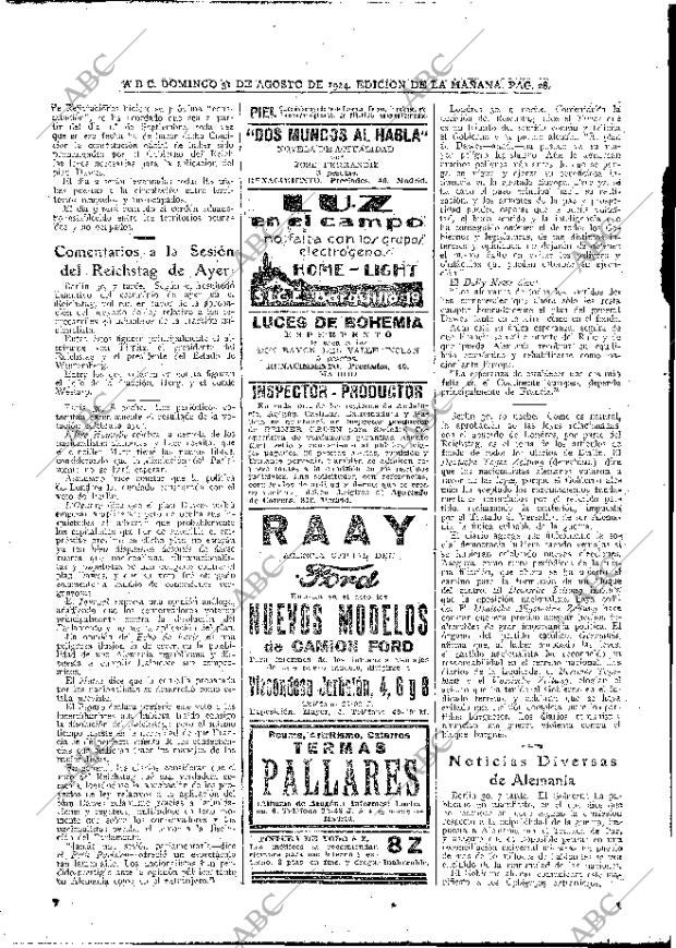 ABC MADRID 31-08-1924 página 28