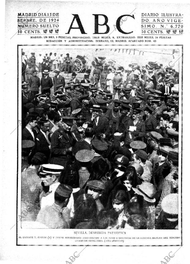 ABC MADRID 15-09-1924 página 1