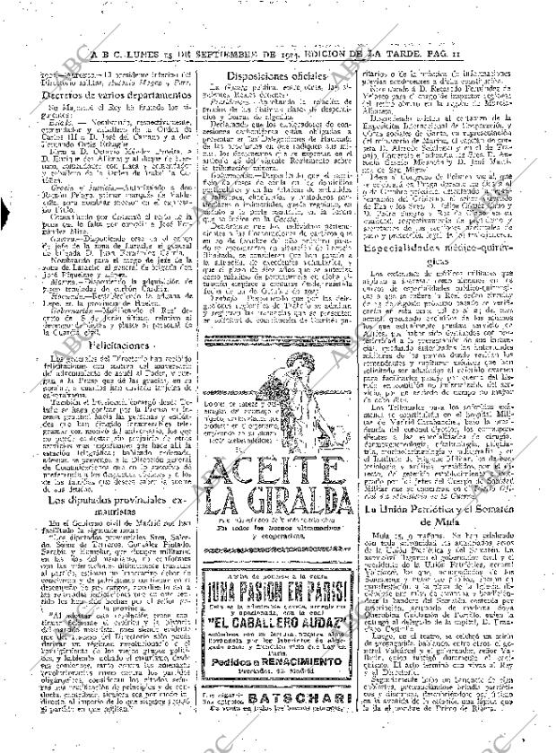 ABC MADRID 15-09-1924 página 11