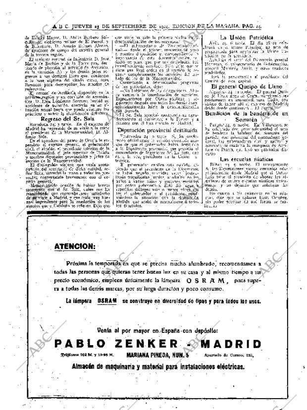 ABC MADRID 25-09-1924 página 14