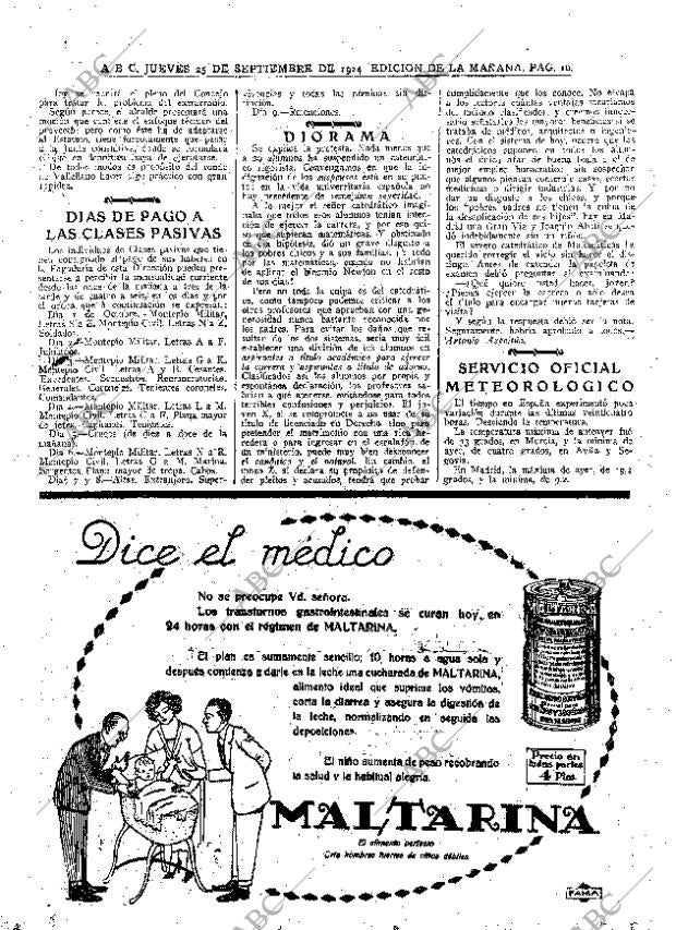 ABC MADRID 25-09-1924 página 16