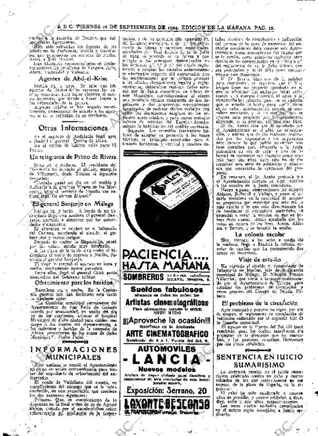 ABC MADRID 26-09-1924 página 10