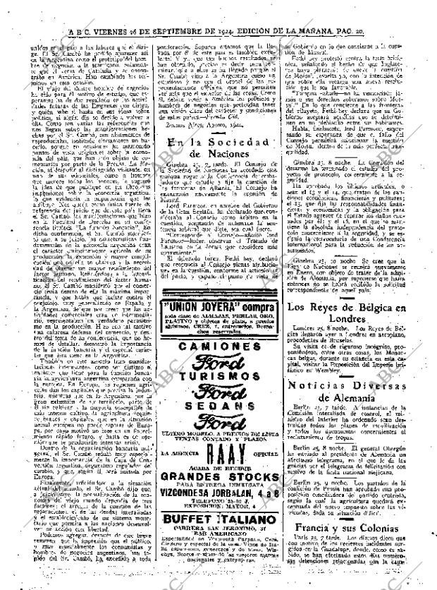 ABC MADRID 26-09-1924 página 20
