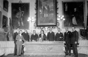 En el salón de Actos de la Universidad la ilustre Doctora Quadras Bordes durante...