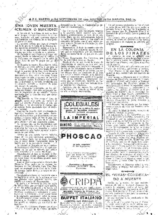 ABC MADRID 30-09-1924 página 20