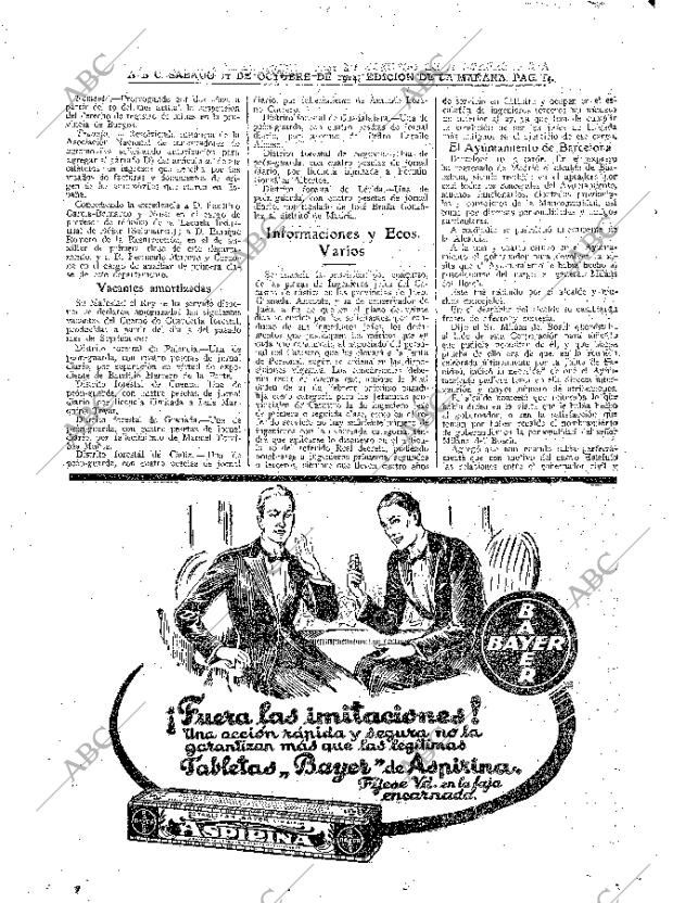 ABC MADRID 11-10-1924 página 14