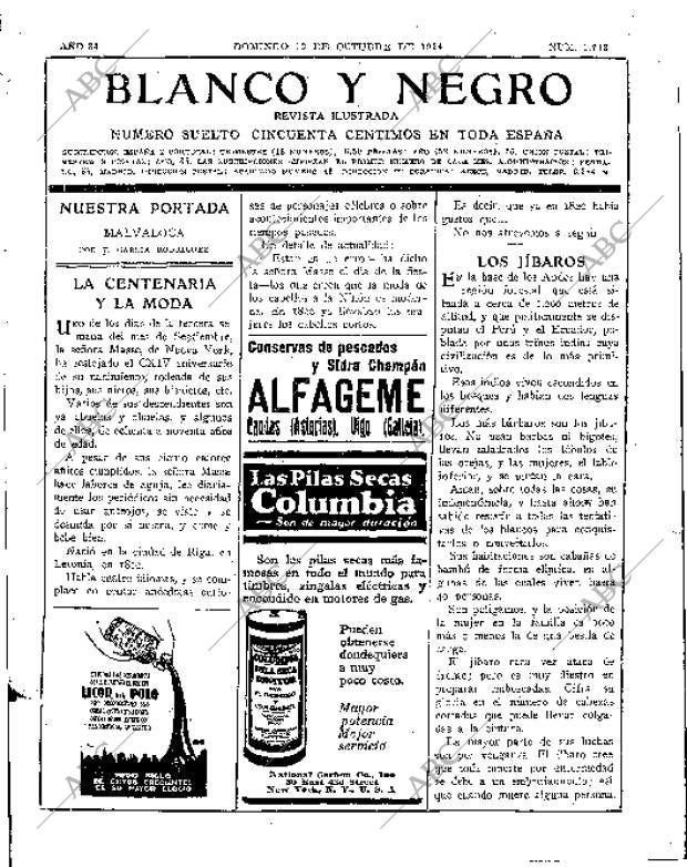 BLANCO Y NEGRO MADRID 12-10-1924 página 3