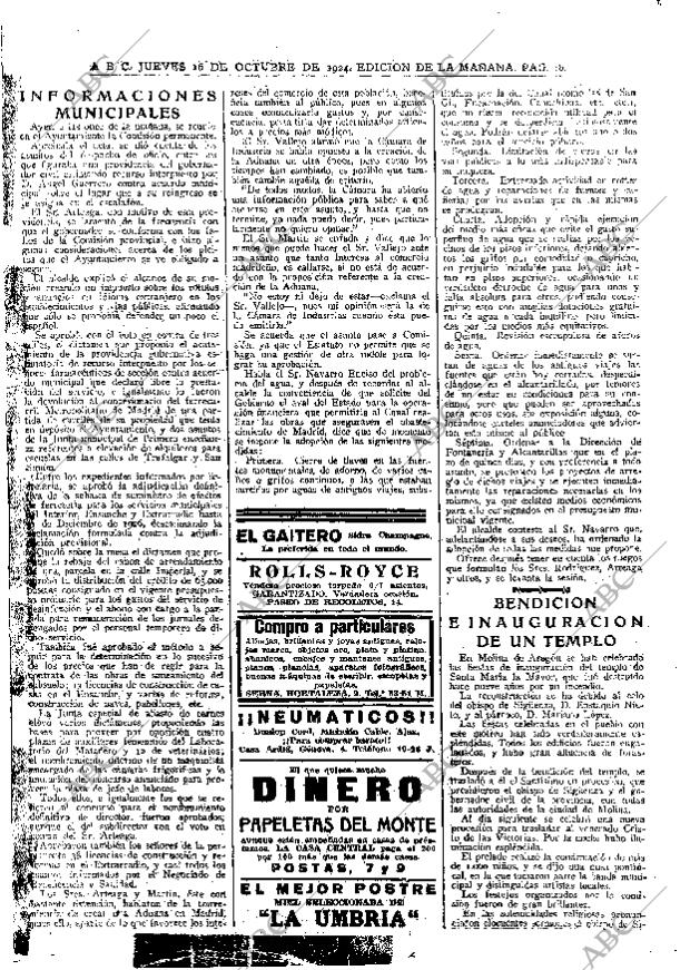 ABC MADRID 16-10-1924 página 16