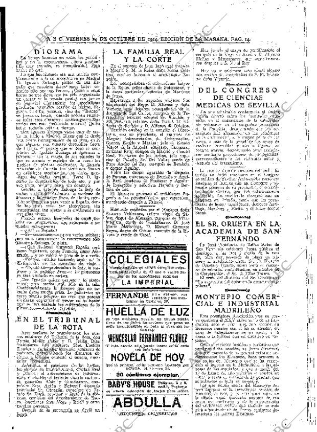 ABC MADRID 24-10-1924 página 14