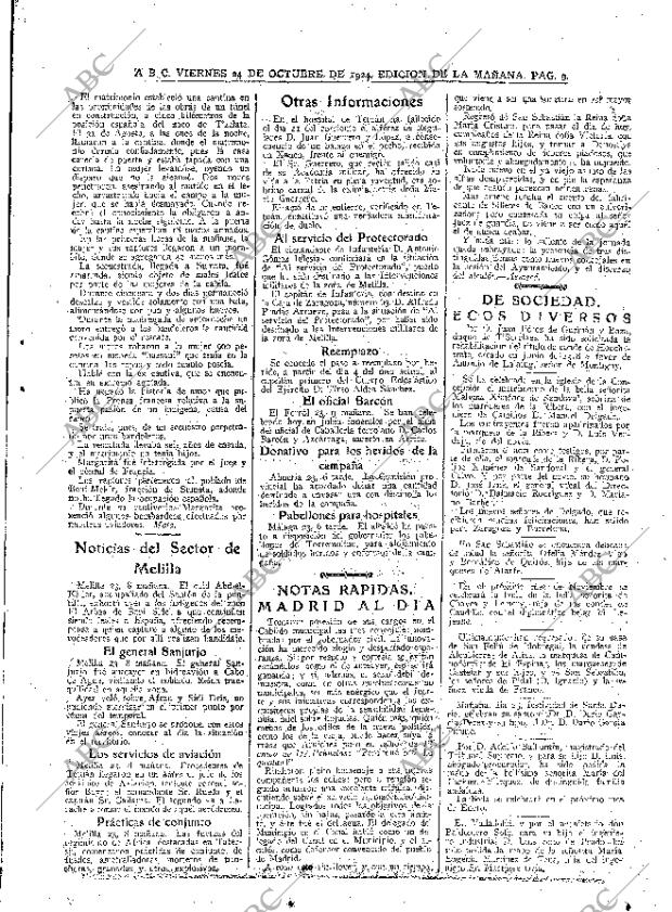 ABC MADRID 24-10-1924 página 9