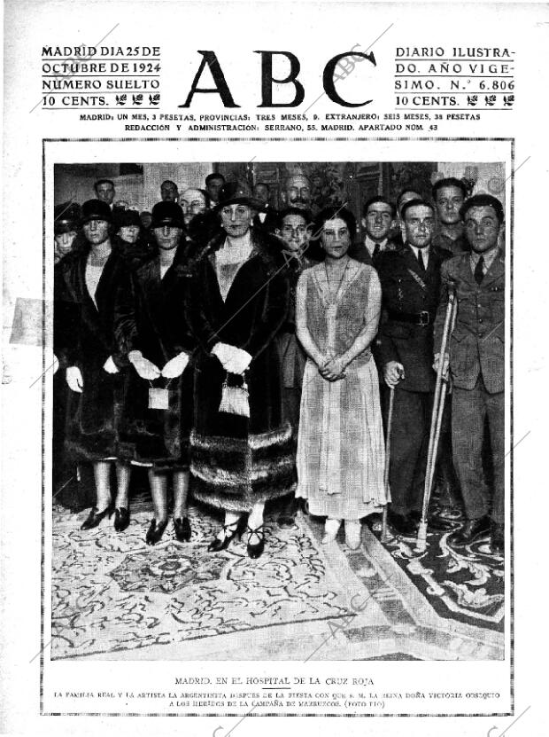 ABC MADRID 25-10-1924 página 1