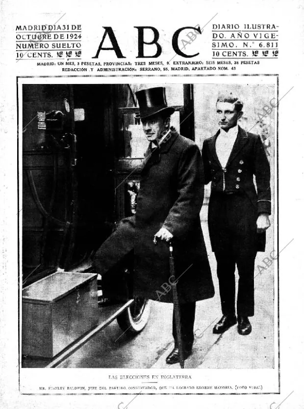 ABC MADRID 31-10-1924 página 1