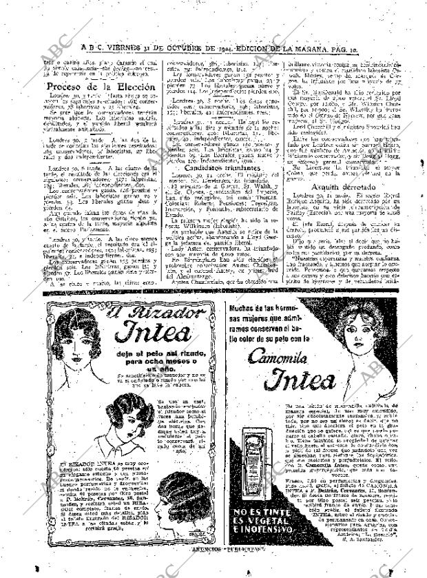 ABC MADRID 31-10-1924 página 10
