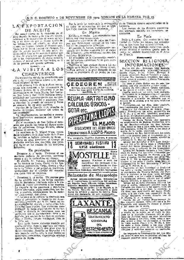 ABC MADRID 02-11-1924 página 25