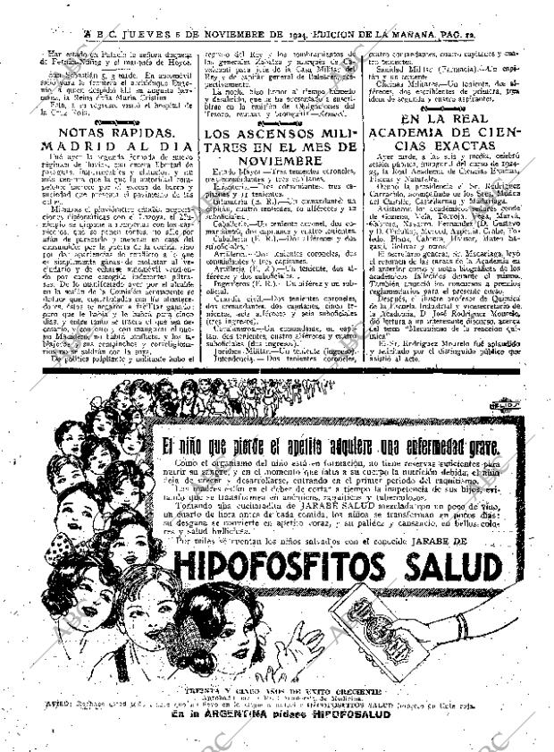 ABC MADRID 06-11-1924 página 12