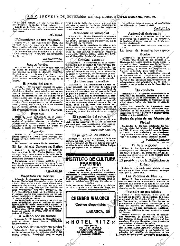 ABC MADRID 06-11-1924 página 18